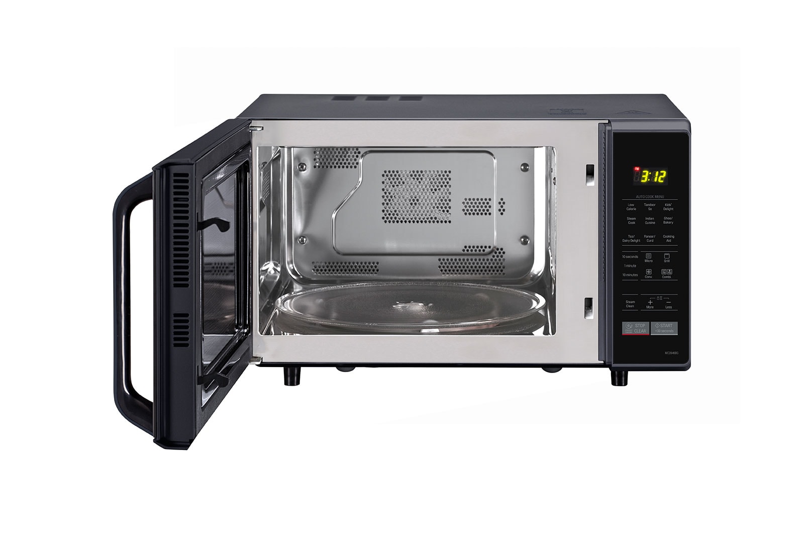 LG 28 L Convection Microwave Oven  (MC2846BG, Black), MC2846BG