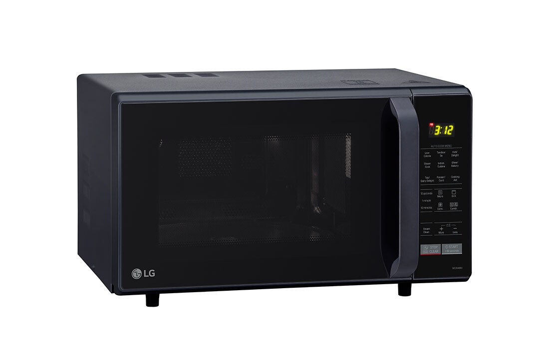 LG 28 L All-In-One Convection Microwave Oven with 251 Auto Cook Menu, Quartz Heater, Health Plus Menu, Black, MC2846BG
