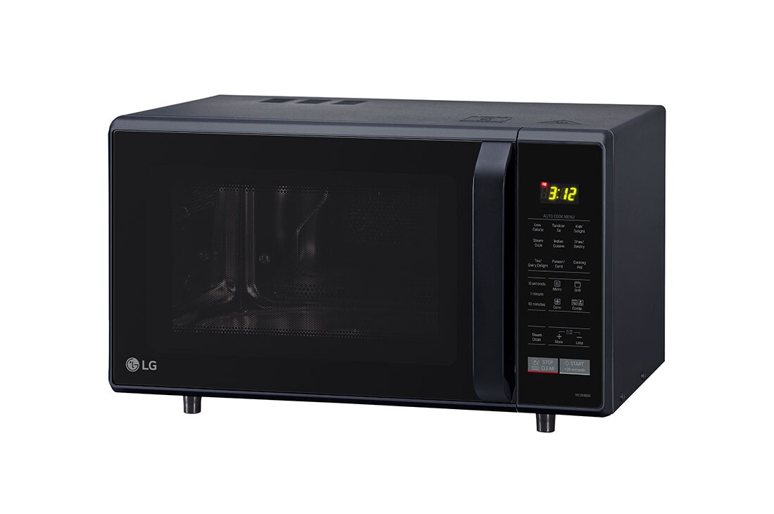 LG 28 L All-In-One Convection Microwave Oven with 251 Auto Cook Menu, Quartz Heater, Health Plus Menu, Black, MC2846BG