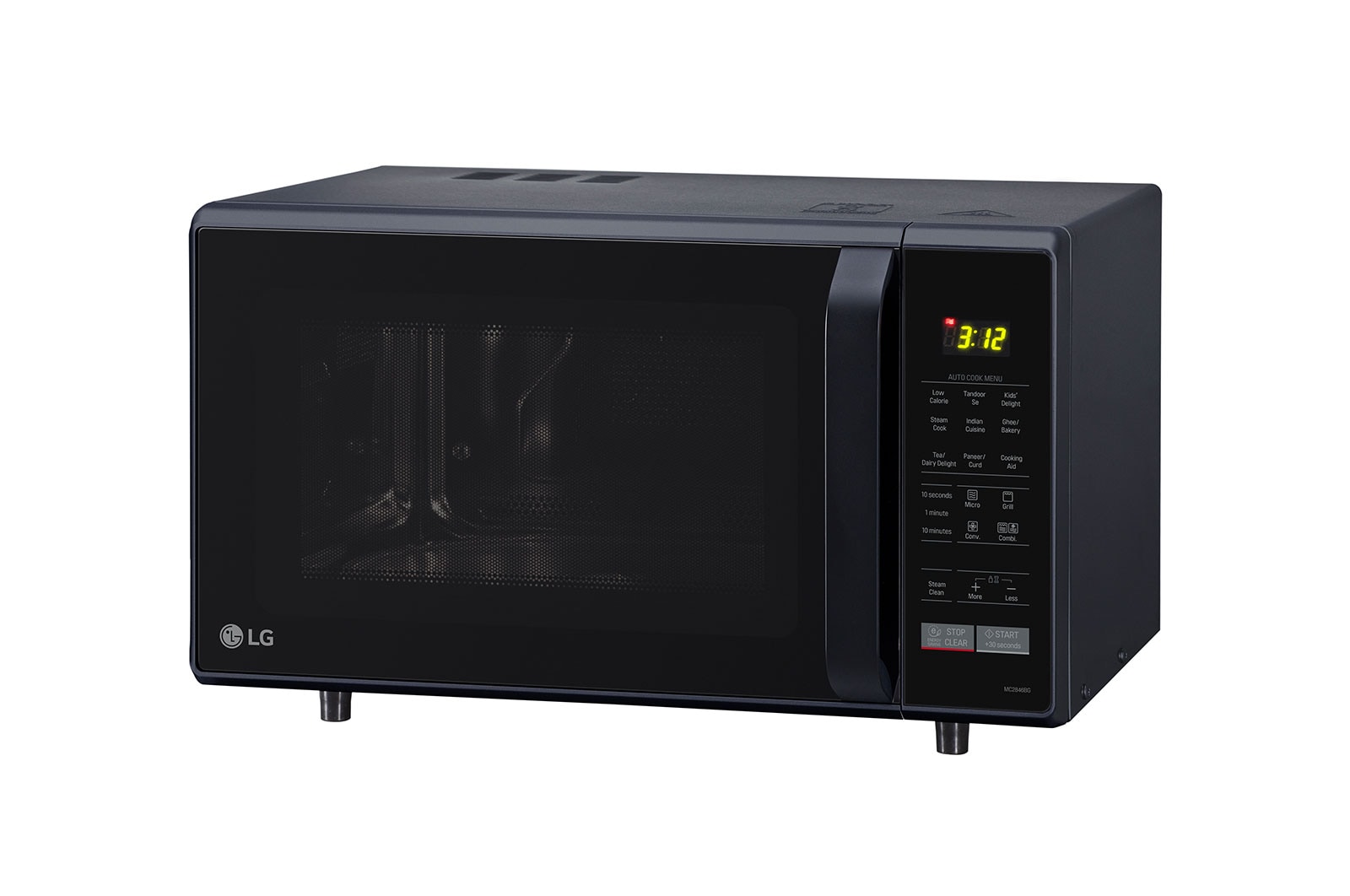 LG 28 L Convection Microwave Oven  (MC2846BG, Black), MC2846BG