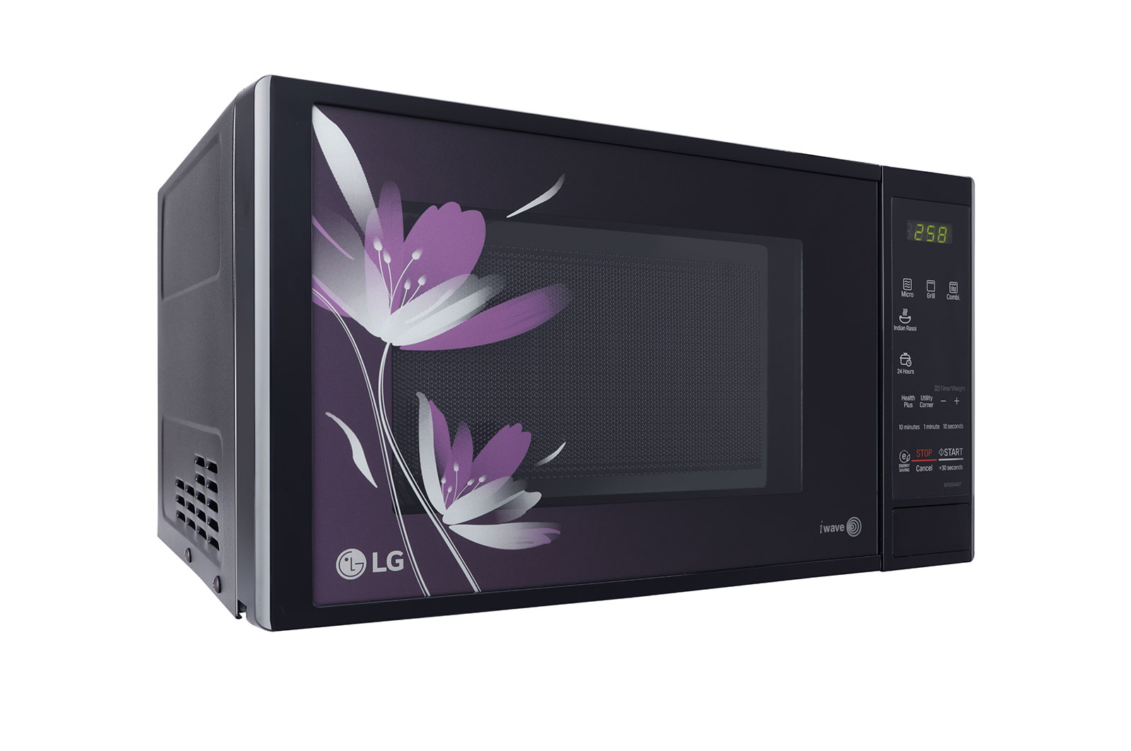 LG 20 L Grill Microwave Oven  (MH2044BP, Black), MH2044BP