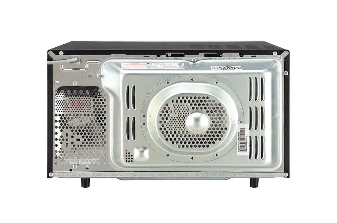LG 28 L Charcoal Convection Microwave Oven with 301 Auto Cook Menu, Motorised Rotisserie, Floral Black, MJ2887BWUM