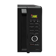 LG 28 L Charcoal Convection Microwave Oven with 301 Auto Cook Menu, Motorised Rotisserie, Floral Black, MJ2887BWUM