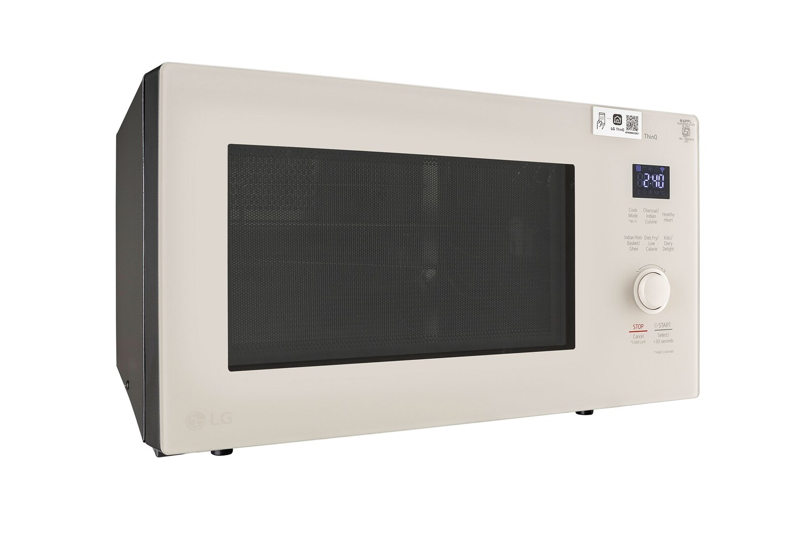 LG MJEN286UBW-Microwave-ovens-Left-Low-Perspective-view