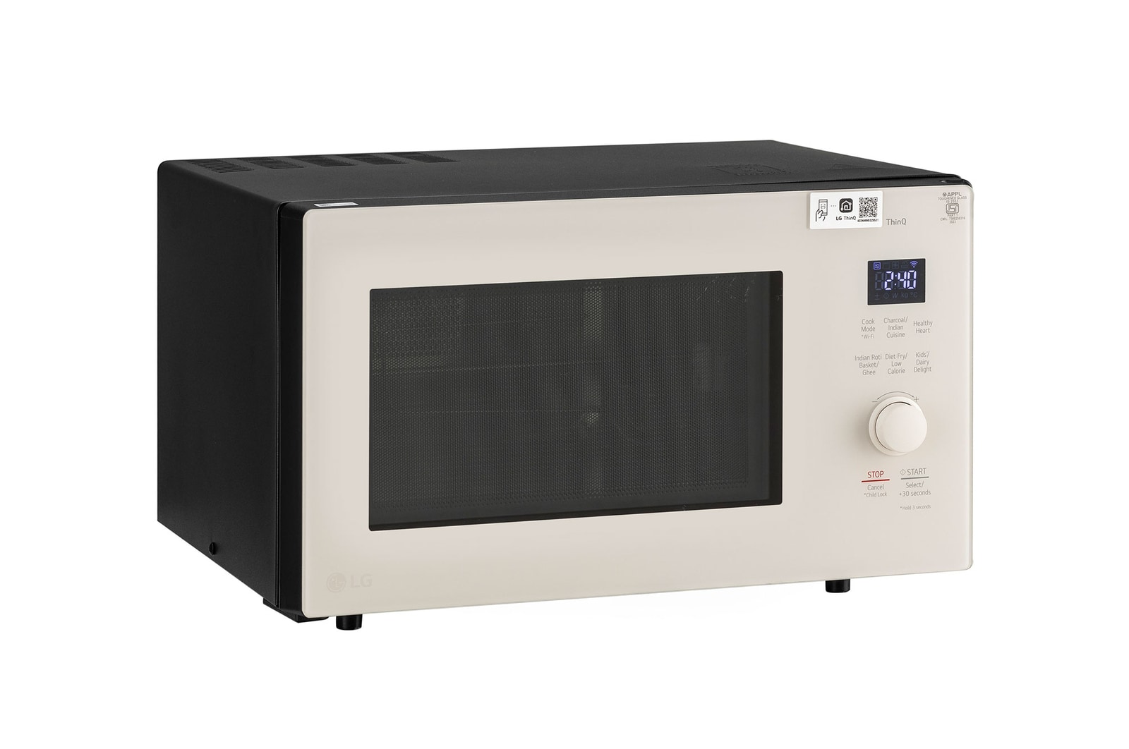 LG MJEN286UBW-Microwave-ovens-Left-view