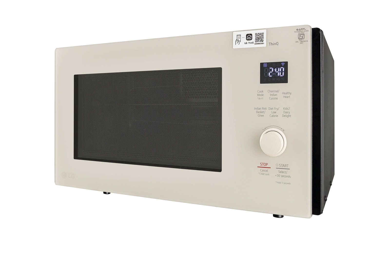 LG MJEN286UBW-Microwave-ovens-Right-Low-Perspective-view