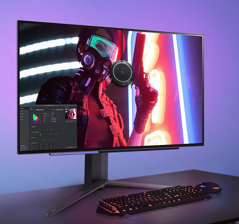 LG 27GR95QE-B LG Calibration Studio.