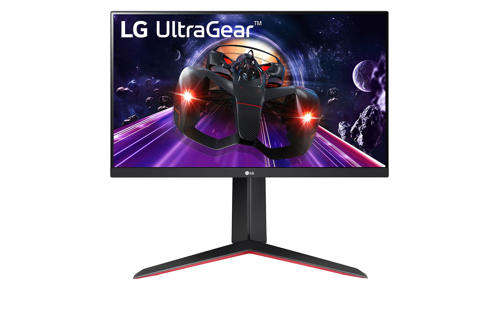 LG 24GN65R-B Gaming front view