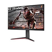 LG 32GN650-B Ultragear Gaming Monitor 32 (81.28cm) QHD (2560 x 1440) Display, 165Hz Refresh Rate, 1ms MBR, HDR 10, sRGB 95% Color Gamut, AMD FreeSync – Black, 32GN650-B