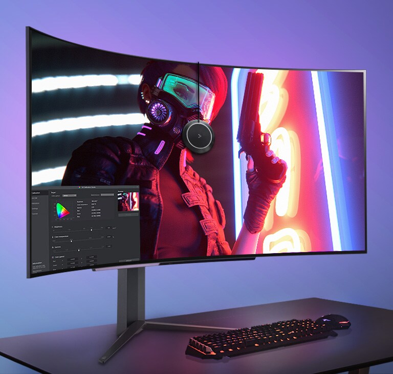 LG 45GR95QE-B LG Calibration Studio.