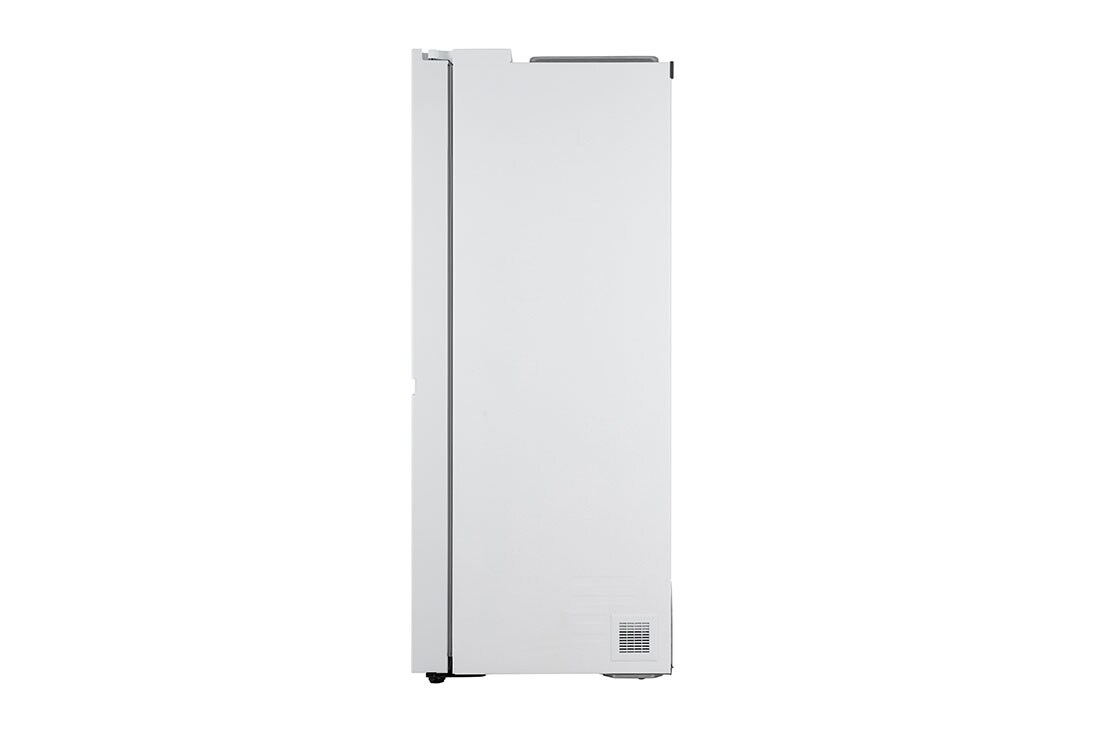LG 650L Side by Side Refrigerator, Wi-Fi Convertible, DoorCooling+™, Premium Glass Door, Linen White Finish, 3 Star, GL-B257DLW3