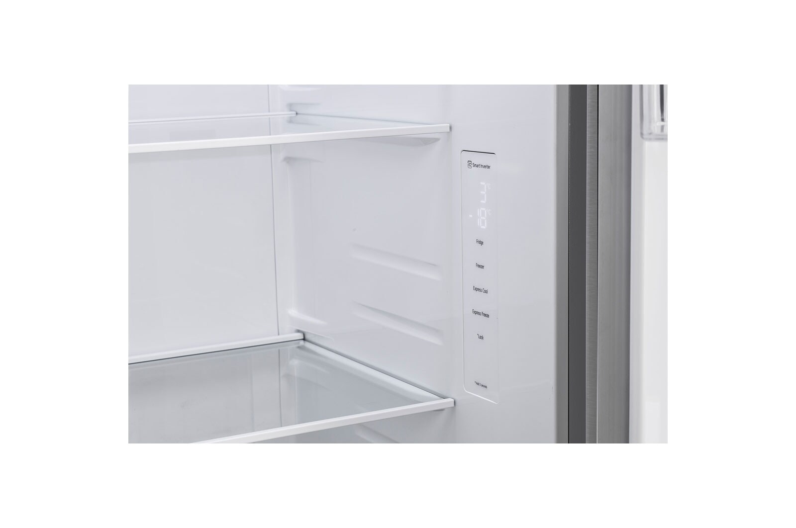 LG 655L, Side-by-Side Refrigerator with Smart Inverter Compressor, Multi Air Flow, Smart Diagnosis™, 3 Star, GL-B257HDSY