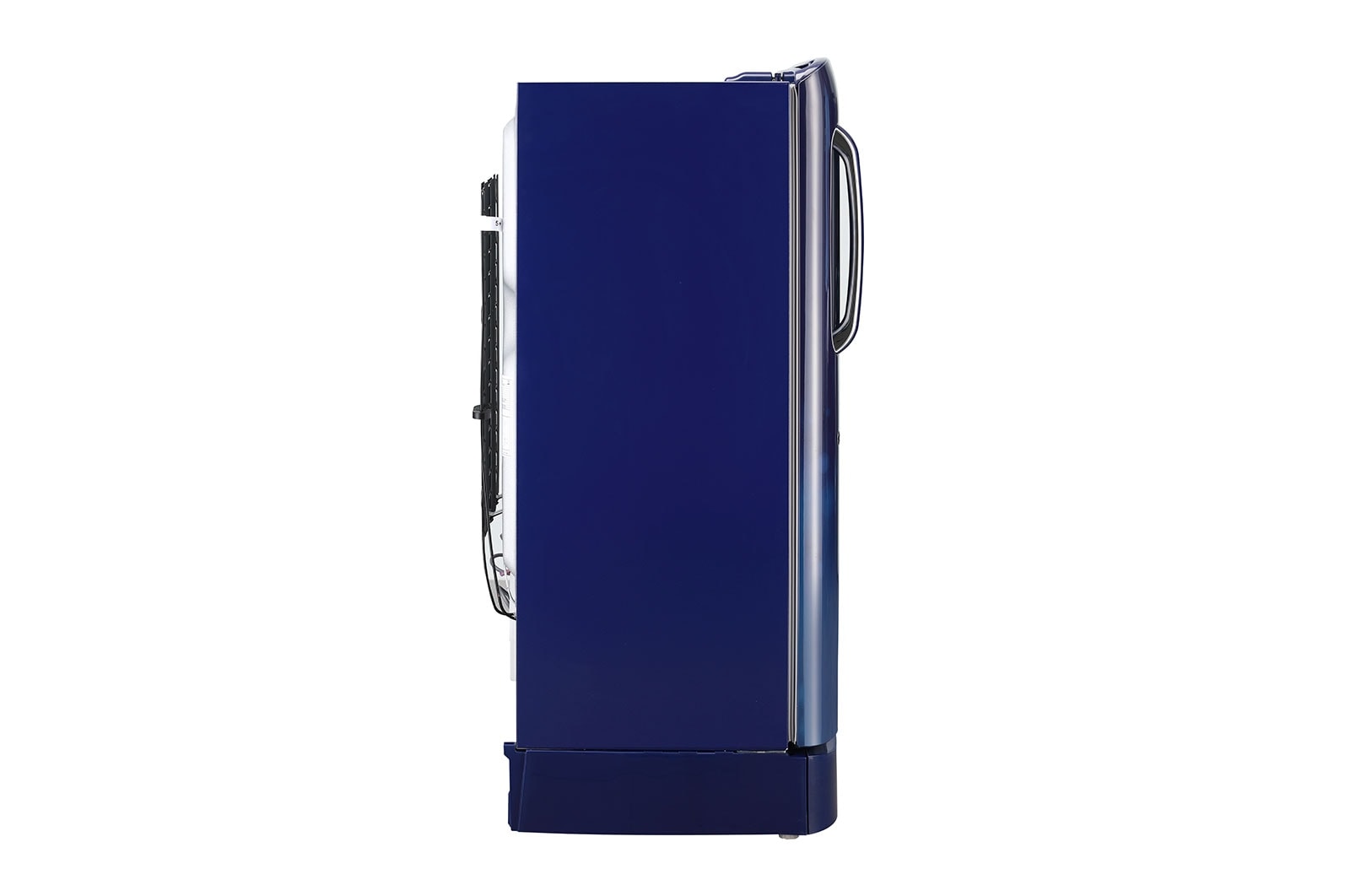 LG 205L, 4 Star, Smart Inverter Compressor, Smart Connect, With Base Stand Drawer, Blue Charm Finish, Direct Cool Single Door Refrigerator, GL-D221ABCY