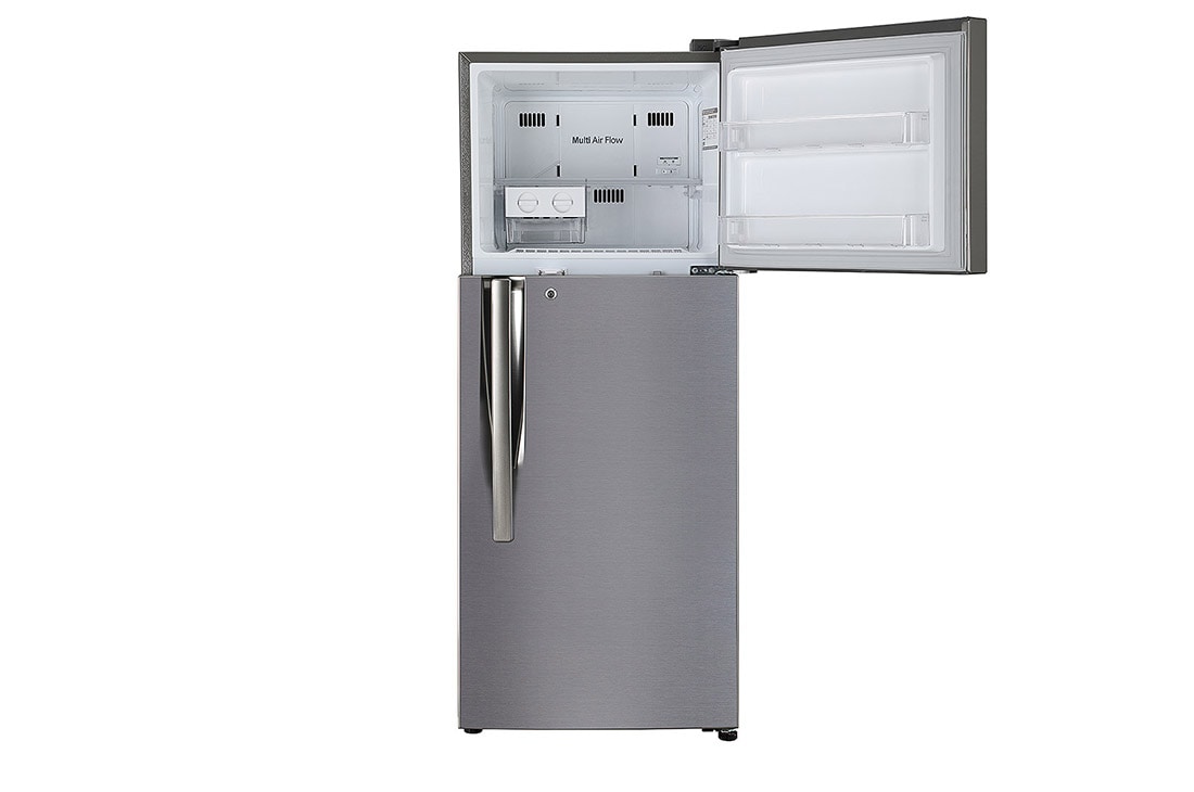 LG 242L Double Door Refrigerator with Door Cooling+™, Multi Air Flow, Shiny Steel Finish, 3 Star, GL-I292RPZX