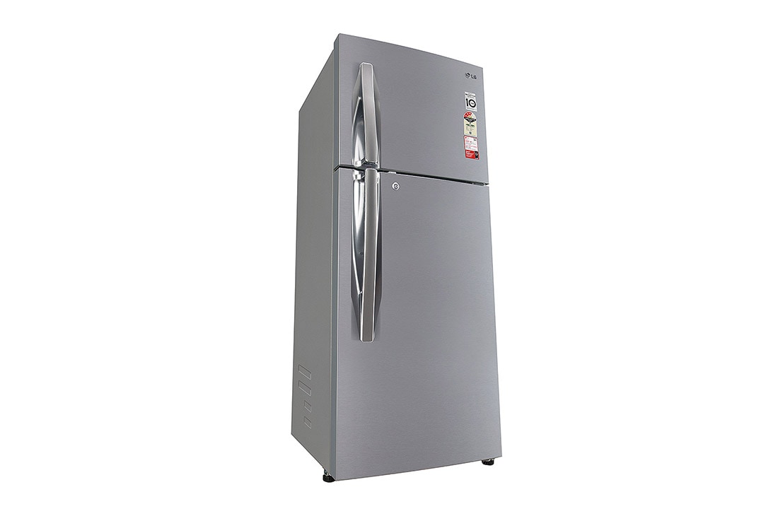 LG 242L Double Door Refrigerator with Door Cooling+™, Multi Air Flow, Shiny Steel Finish, 3 Star, GL-I292RPZX