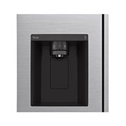 LG 635L, Side-by-Side Refrigerator, Water & Ice Dispenser, Shiny Steel Finish, 3 Star, GL-L257CPZX