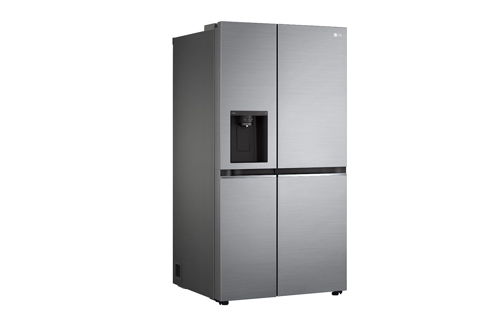 LG 635L, Side-by-Side Refrigerator, Water & Ice Dispenser, Shiny Steel Finish, 3 Star, GL-L257CPZX