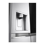 LG Knock Twice, See Inside, 635L InstaView Door-in-Door™, Side-by-Side Refrigerator with Smart Inverter Compressor, DoorCooling+™, Brushed Steel Finish, GL-X257ABSX