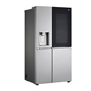 LG 635L Side-by-Side Refrigerator, InstaView Door-in-Door™, Brushed Steel Finish, 3 Star, GL-X257ABSX