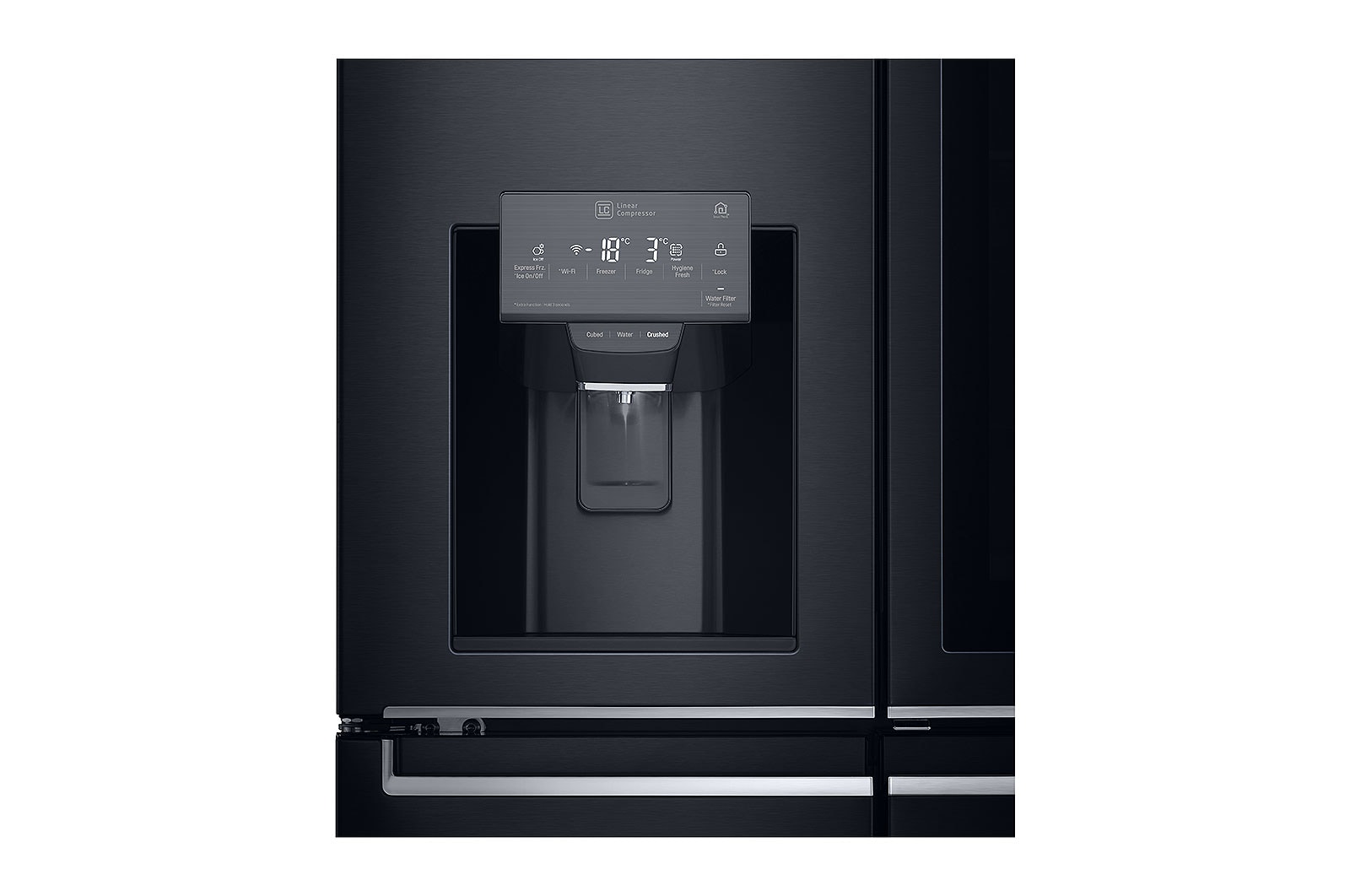 LG 889L, French Door, InstaView Door-in-Door with Water Dispenser, GR-X31FMQHL