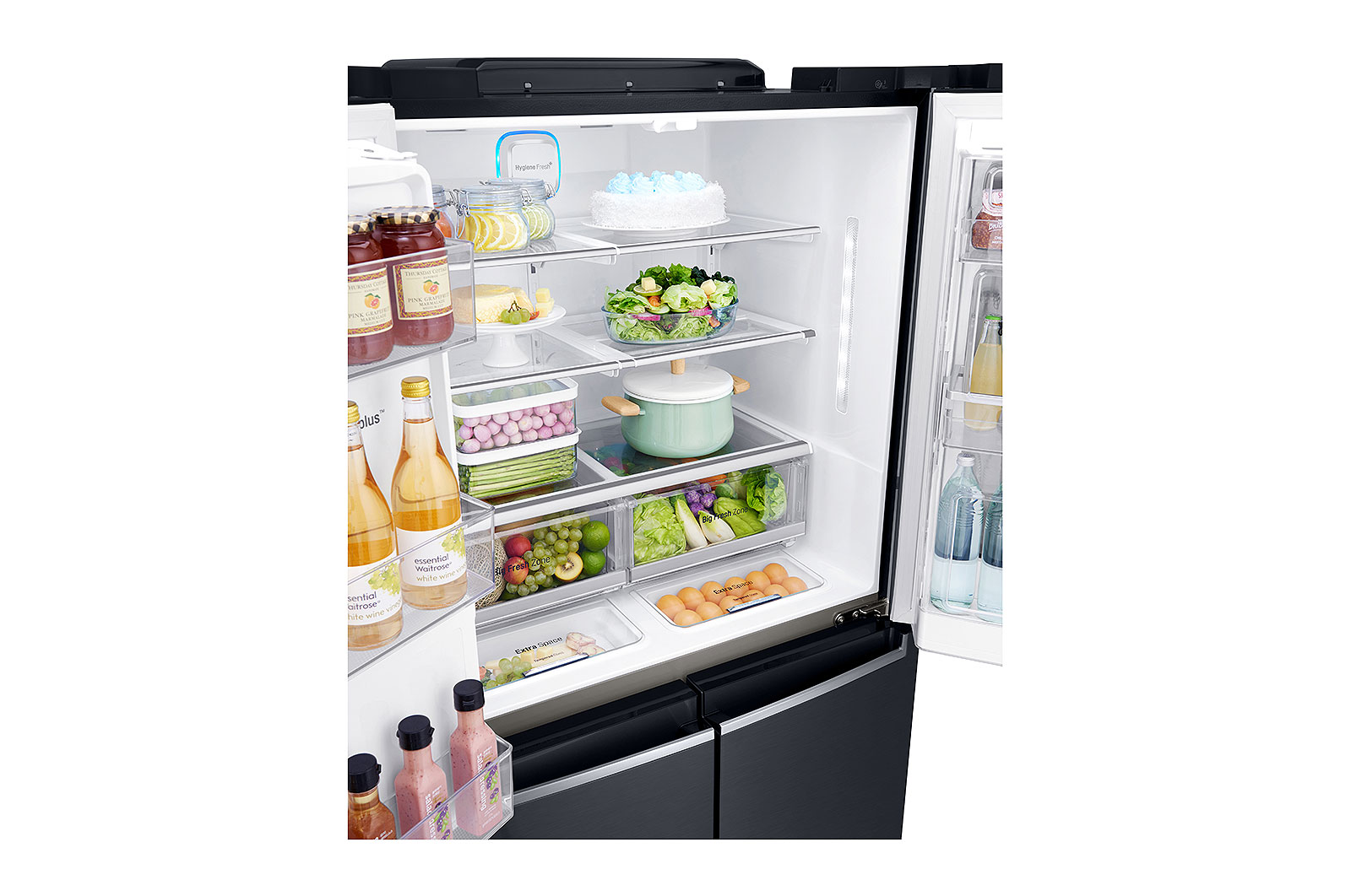 LG 889L, French Door, InstaView Door-in-Door with Water Dispenser, GR-X31FMQHL