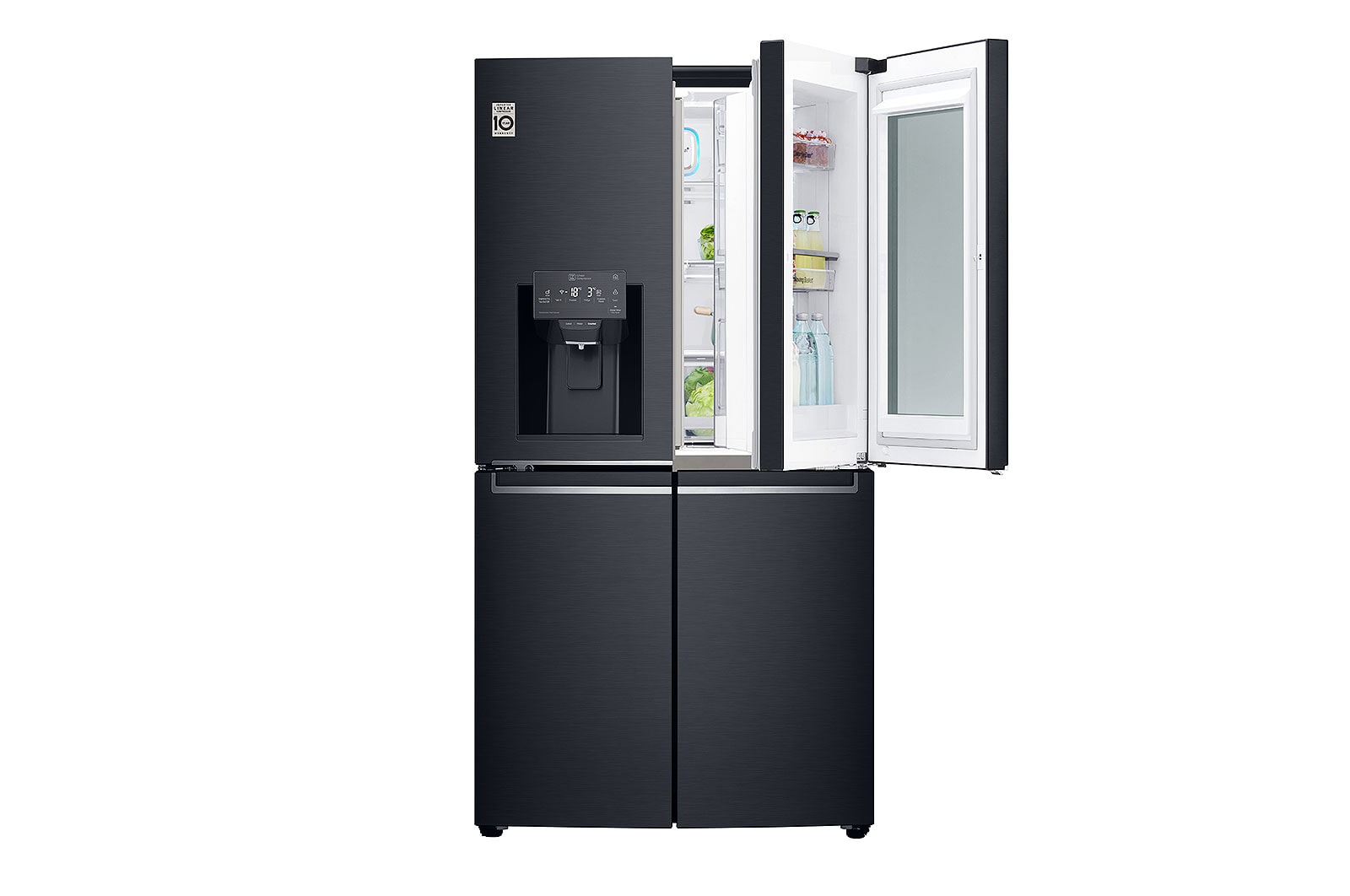 LG 889L, French Door, InstaView Door-in-Door with Water Dispenser, GR-X31FMQHL