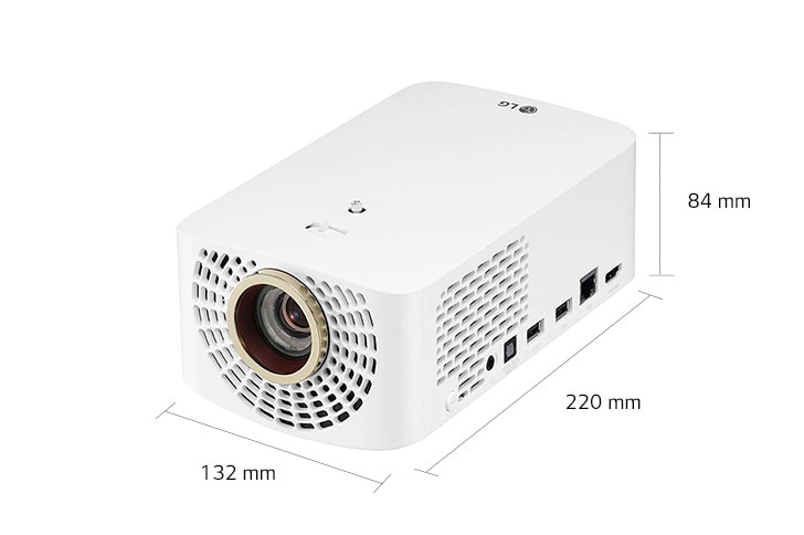 
  LG
  HF60LG projector dimensions