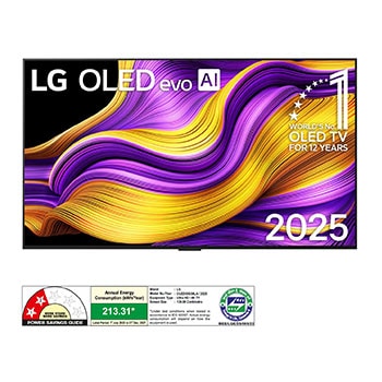 LG OLED55G56LA OLED evo front view