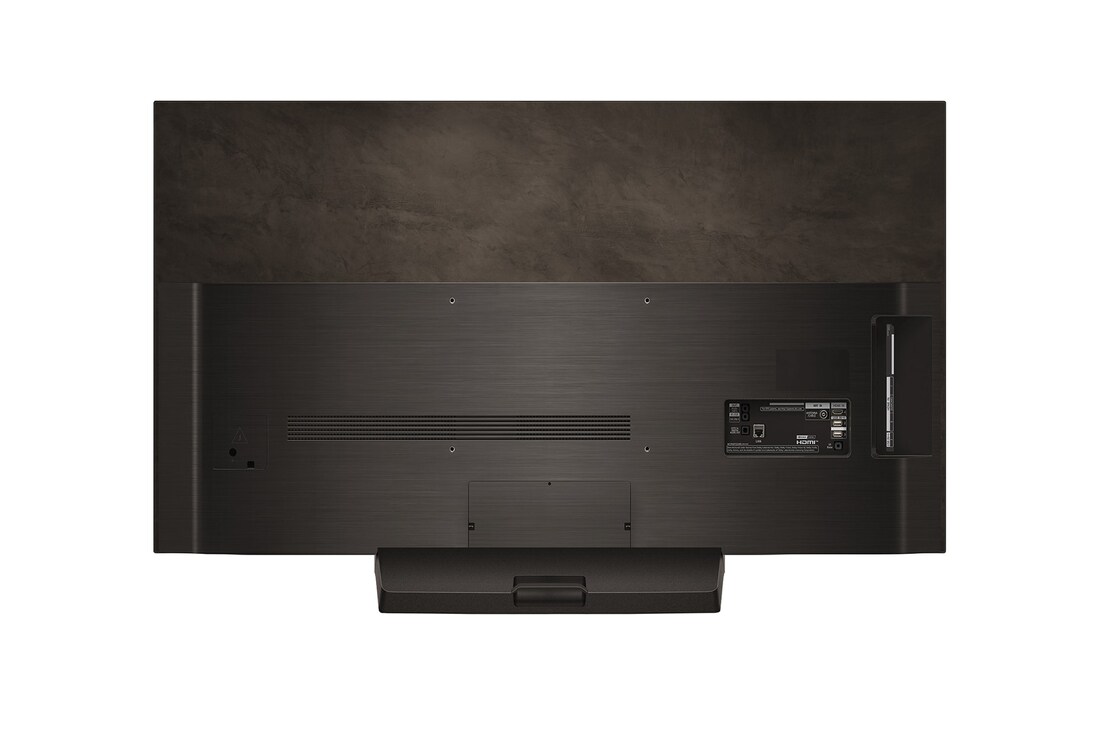 Rear view of LG OLED evo TV, OLED C4