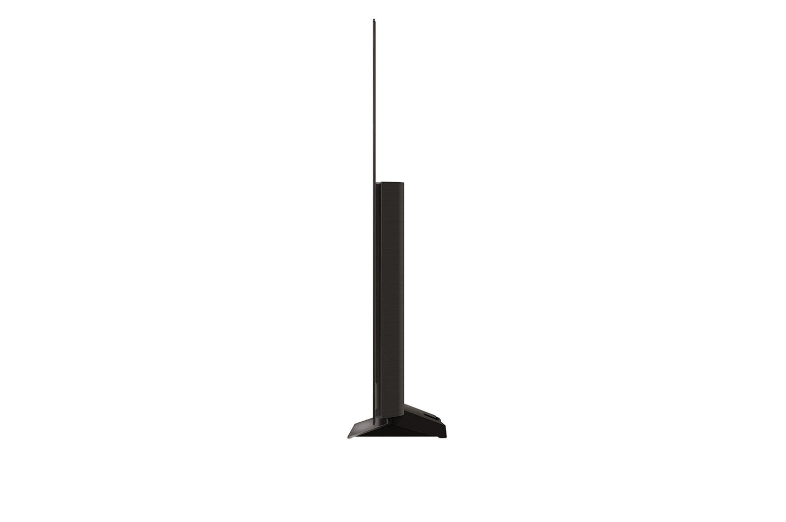 Side view of LG OLED evo TV, OLED C4