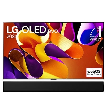 LG OLED65G46LA OLED front view