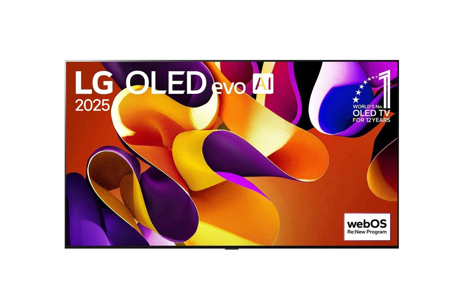 LG OLED97G46LA OLED evo front view