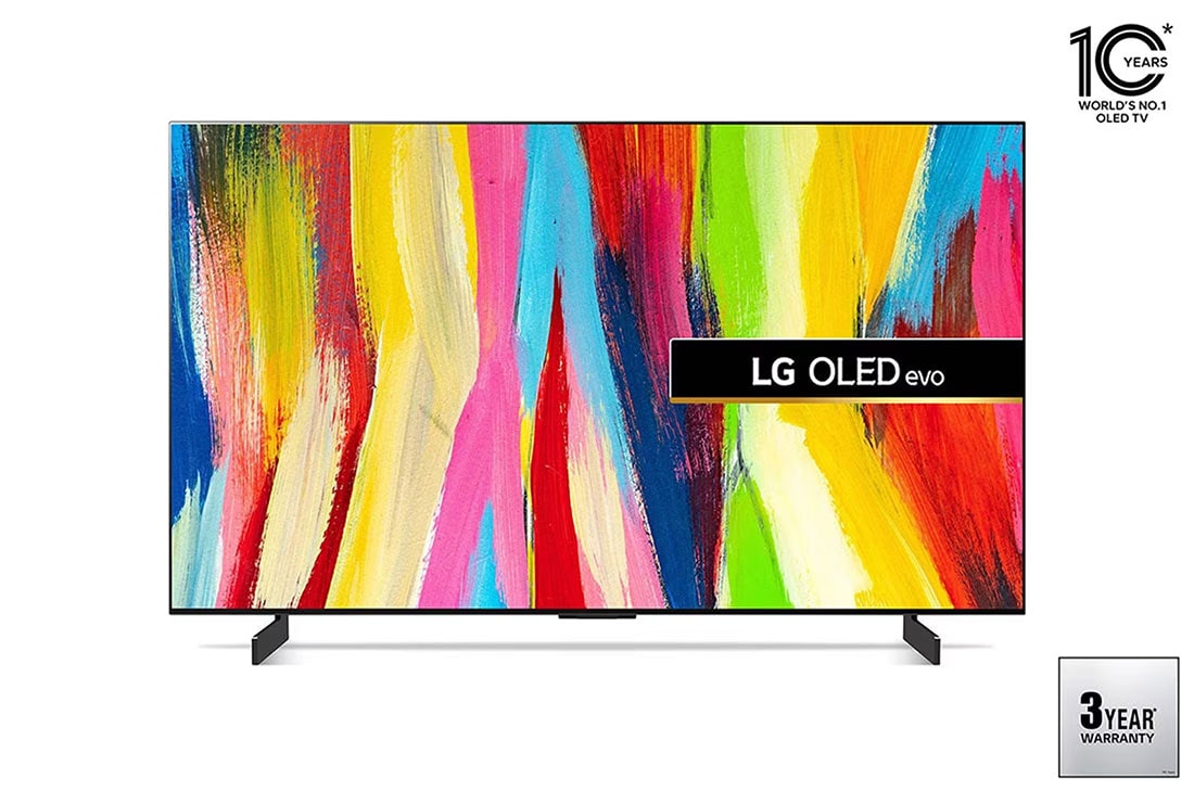 LG OLED48C2PSA OLED front view