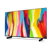 LG 106cm (42) OLED TV (C2) with α9 Gen5 AI Processor 4K, HDR, Dolby Atmos, HGIG Mode, ALLM, OLED42C2PSA