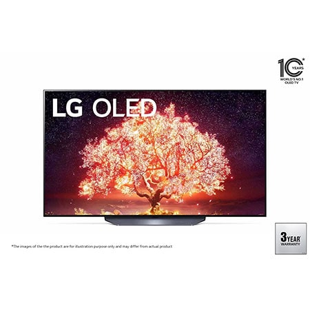 LG OLED55B1PTZ OLED front view