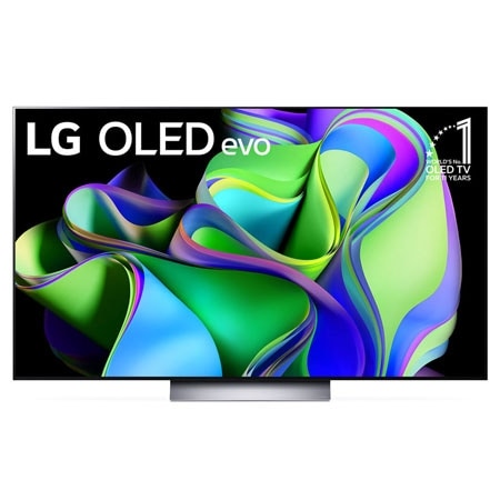 LG OLED55C3PSA OLED evo front view