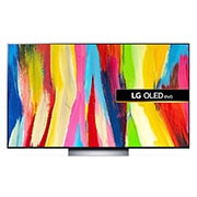 LG OLED77C2PSC OLED front view