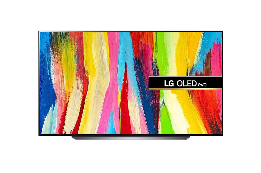 LG OLED83C2PSA OLED front view