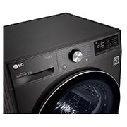 LG 9Kg Dryer, Dual Heat Pump™, Black Steel, DHV09SWB