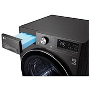 LG 9Kg Dryer, Dual Heat Pump™, Black Steel, DHV09SWB