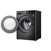 LG 10.5/7Kg Front Load Washer-Dryer, AI Direct Drive™, Black VCM, FHD1057STB