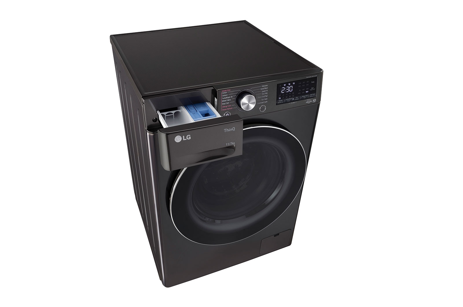 LG 11/7Kg Front Load Washer Dryer, AI Direct Drive™, Black VCM, FHD1107STB