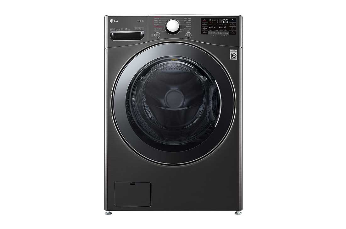 LG FHD2112STB washer dryer front view