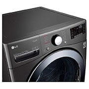 LG 21/12Kg Front Load Washer-Dryer, Inverter Direct Drive™, Black VCM, FHD2112STB