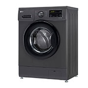 LG 7Kg Front Load Washing Machine, Inverter Direct Drive, Middle Black, FHM1207SDM