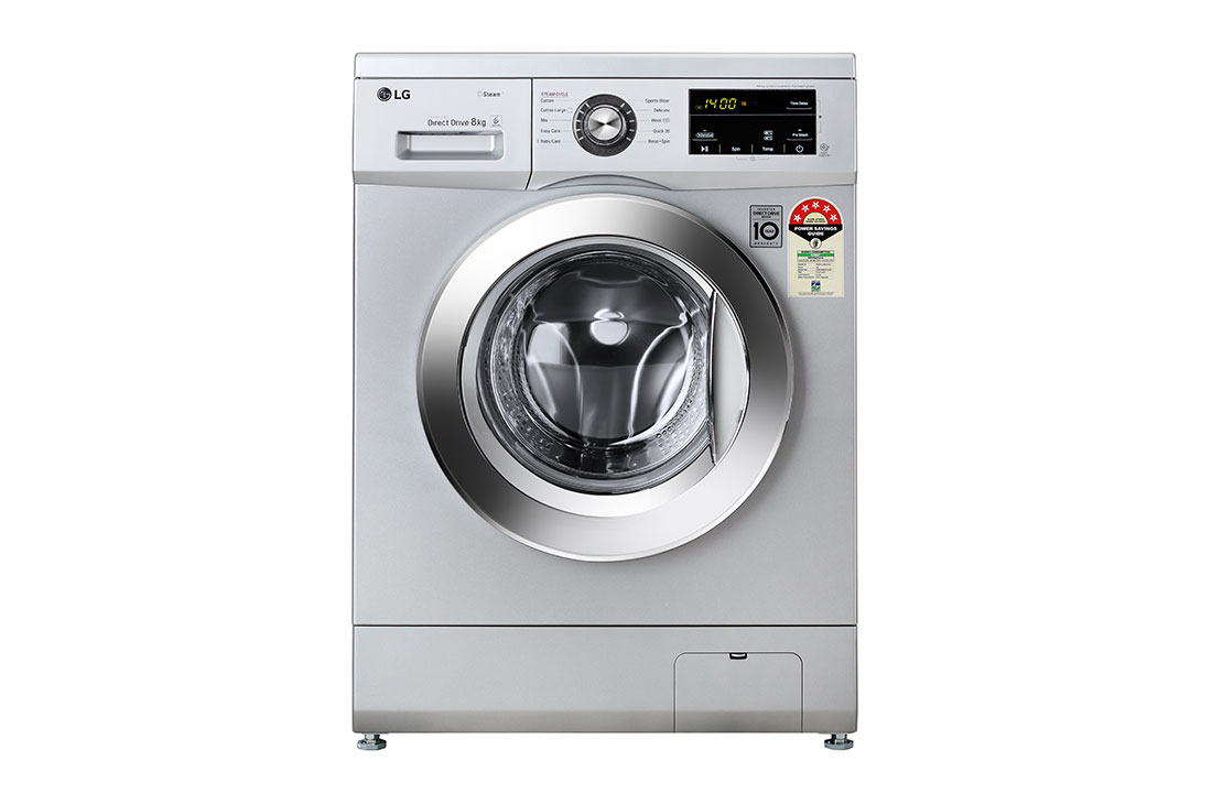 LG FHM1408BDL front loading washing machine front view