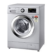 LG 8Kg Front Load Washing Machine, Inverter Direct Drive, Luxury Silver, FHM1408BDL