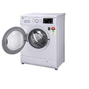 LG 8Kg Front Load Washing Machine, Inverter Direct Drive, White, FHM1408BDW