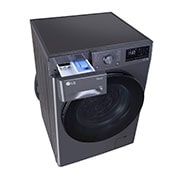 LG 8Kg Front Load Washing Machine, AI Direct Drive™, Steam, Wifi, Middle Black, FHP1208Z5M