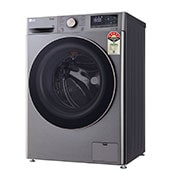 LG 8Kg Front Load Washing Machine, AI Direct Drive™, Steam™, Platinum Silver, FHP1208Z5P